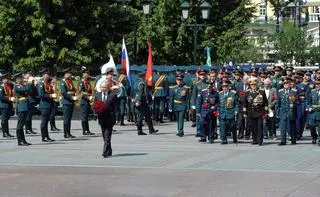 Władimir Putin uczestniczy w uroczystościach z okazji 80. rocznicy zwycięstwa ZSRR nad III Rzeszą 