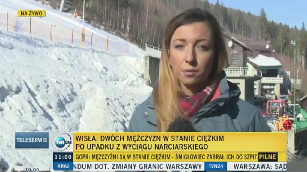 Wypadek na wyciągu w Wiśle