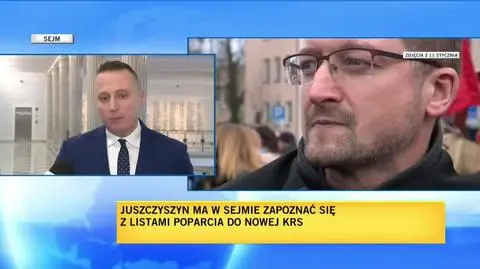 Brejza: nazwiska mogą być zamazane, mogą być niepełne informacje