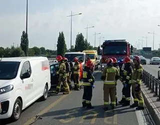 Wypadek na moście Łazienkowskim 