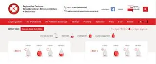 Na stronie RCKiK w Szczecinie można sprawdzić stan zapasów krwi