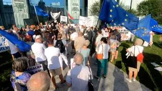 Protest przed Sądem Najwyższym