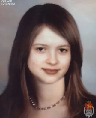 Tak według policji Karina mogłaby wyglądać w 2008 roku, w wieku 13 lat