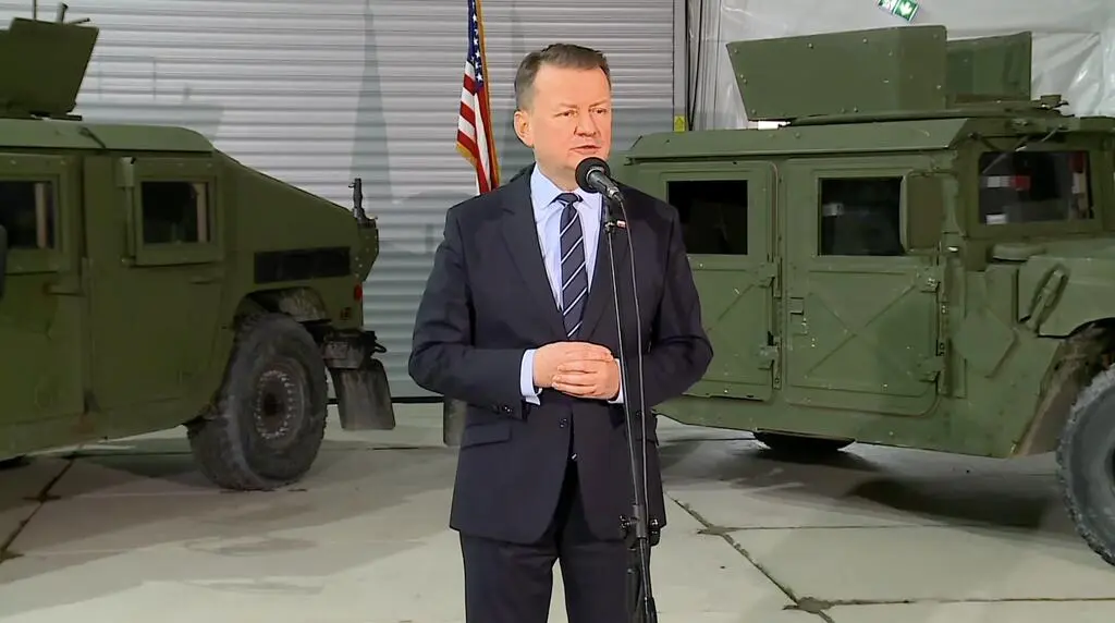Mariusz Błaszczak na zdjęciu