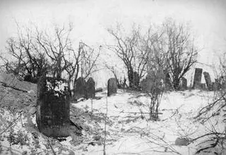 Cmentarz żydowski w latach 30.