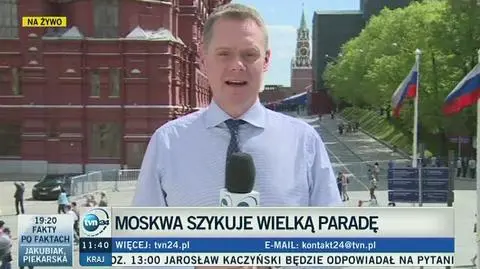 Moskwa przygotowuje się na wielką paradę