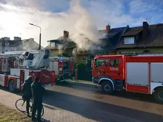 Pożar w Starogardzie Gdańskim