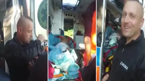 Nieznajomy poprosił go o pomoc, pan Mateusz odebrał poród. "Gdy usłyszałem płacz dziecka, rozpłakałem się"