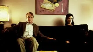 Philip Seymour Hoffman w "Happiness", 1998 rok (na zdjęciu z Larą Flynn Boyle)