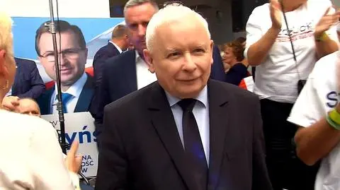 Jarosław Kaczyński w Toruniu. Oglądaj na żywo w TVN24 GO
