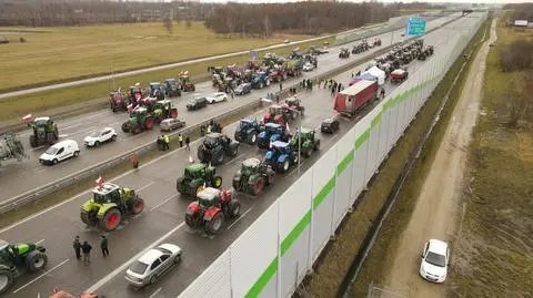 Protest rolników w Piotrkowie Trybunalskim