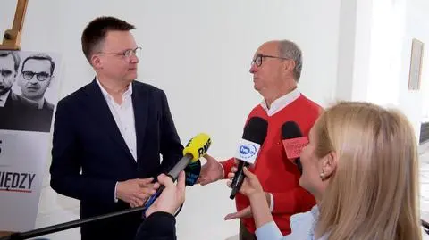 Czarzasty: Hołownia to fajny, mądry człowiek. Hołownia: nasza miłość, wzajemny szacunek jest powszechnie znana
