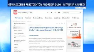 "Jako sąsiedzi Białorusi apelujemy"
