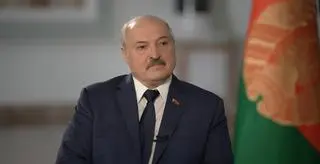 Łukaszenka w czasie wywiadu dla Dmitrija Kisielowa  