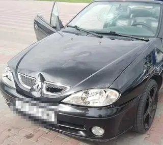 Mężczyzna użył motyki 