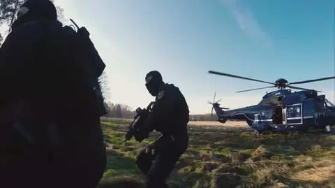 Niemieccy antyterroryści z formacji GSG 9 w akcji