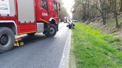 Na miejscu wypadku pracowały służby