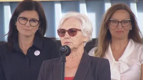 "Nieczęsto się zgadzałam z moim mężem, ale co do sztandaru Solidarności muszę się z nim zgodzić"