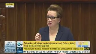 Anna Zalewska: Każdy mógł się na debatę zapisać