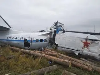 Miejsce katastrofy L-410 w Tatarstanie 