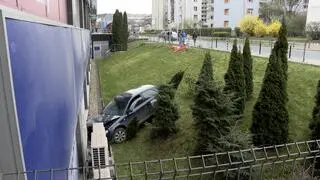 Samochód wypadł z drogi  