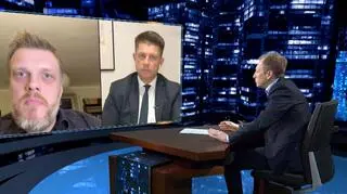 Adrian Zandberg i Ryszard Petru w "Kropce nad i"