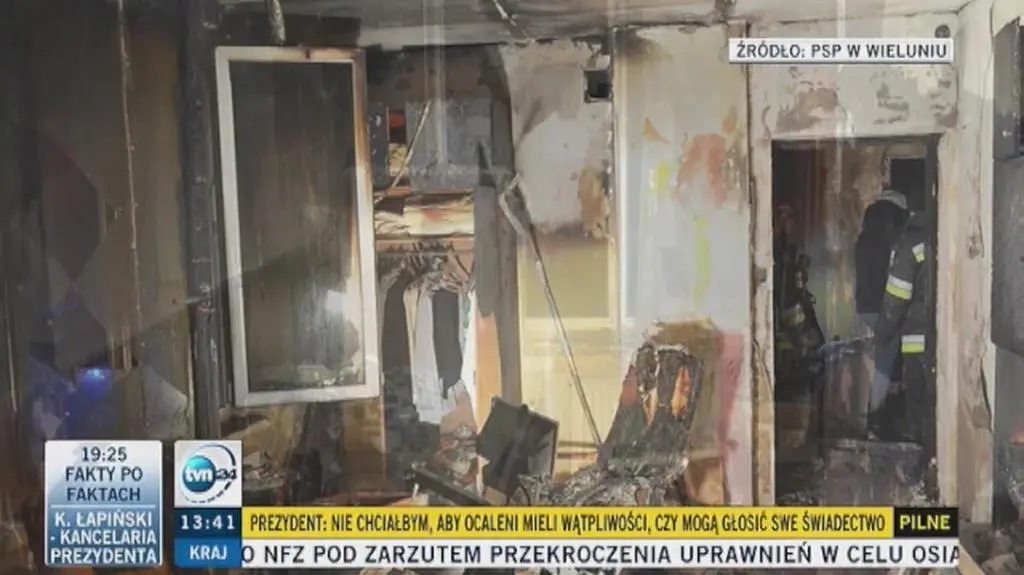 Trzecia ofiara pożaru (relacja z wtorku)