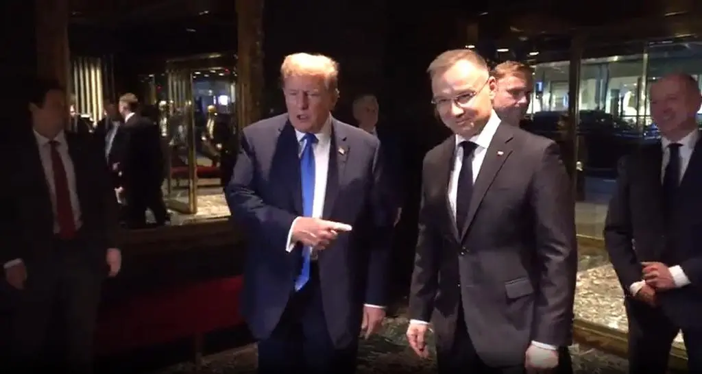 Donald Trump i Andrzej Duda
