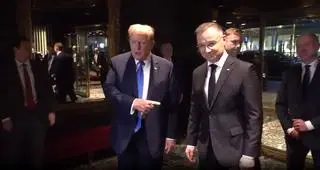 Donald Trump i Andrzej Duda