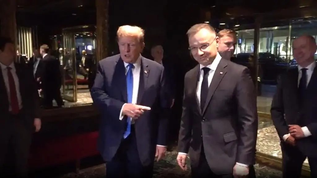 Donald Trump i Andrzej Duda