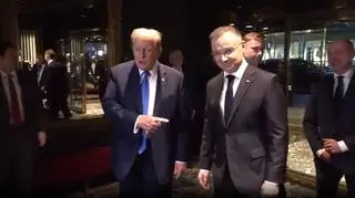 Donald Trump i Andrzej Duda