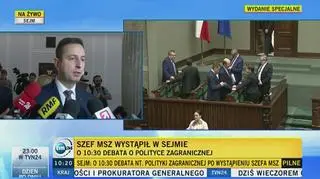Kosiniak-Kamysz o przemówieniu Waszczykowskiego
