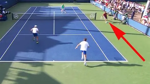 Niesamowita akcja w US Open. Sprytnie wykorzystał przepisy