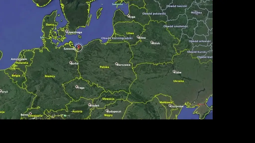 dziwnów mapka