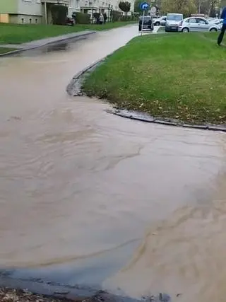 Awaria wodociągowa w Łodzi