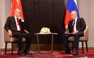 Erdogan i Putin spotkali się w Samarkandzie. Zdjęcie z 16 września   
