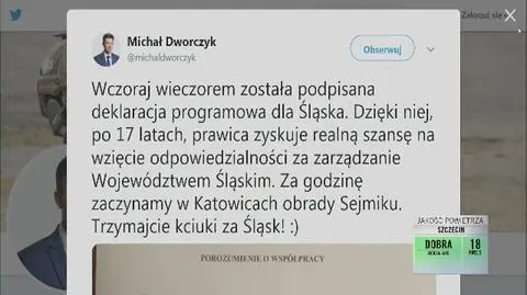 Polityczne trzęsienie ziemi na Śląsku. W sejmiku rządzić będzie PiS