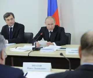 Władisław Surkow był doradcą prezydenta Władimira Putina [zdjęcie archiwalne]