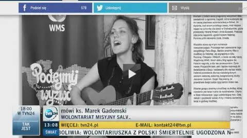 Wolontariuszka z Polski zamordowana w Boliwii