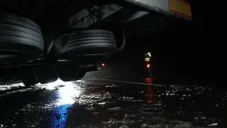Na drodze było ślisko