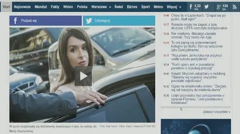 Marta Kaczyńskas car has been stolen and returned shortly after