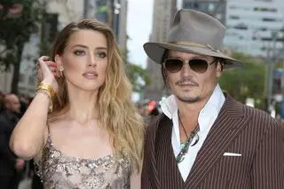 Johnny Depp i Amber Heard w 2015 roku 