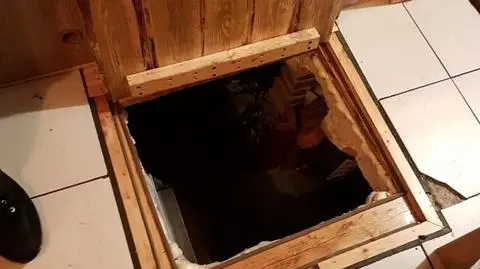 Miał trafić do więzienia, ale zniknął. Wyciągnęli go spod podłogi