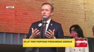 Grodzki: Znowu pojawiają się mury. Mury niechęci, wrogości i podziałów. Musimy je mozolnie zasypywać 