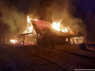 Dom spłonął doszczętnie