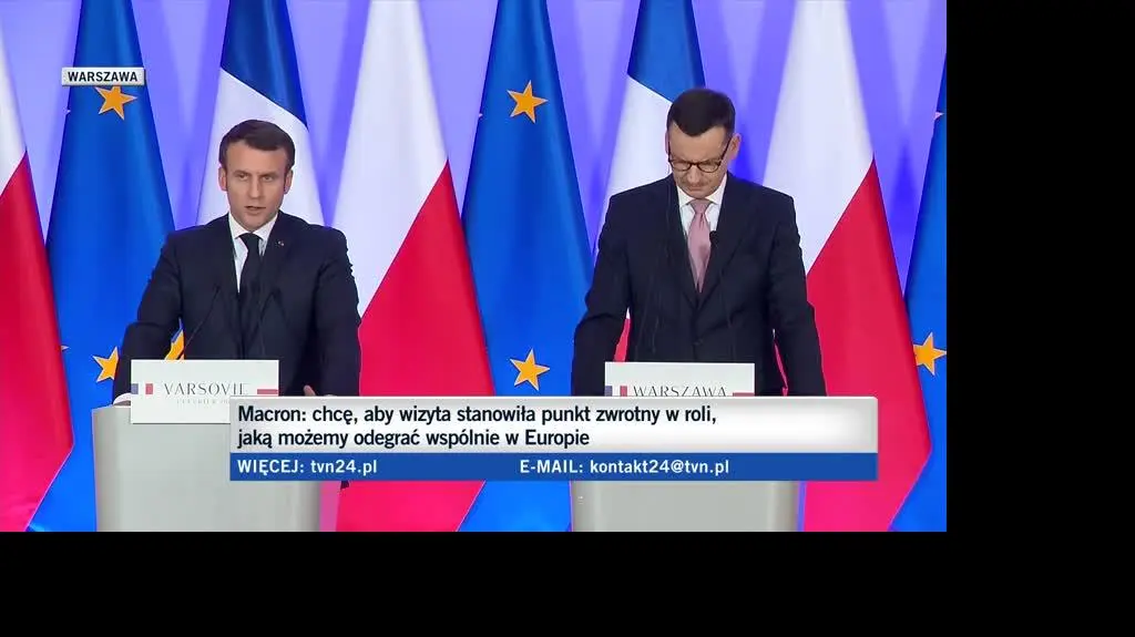 macron z morawieckim 