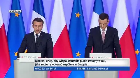macron z morawieckim 