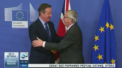 Trudna misja Tuska. Cameron domaga się "hamulca bezpieczeństwa"