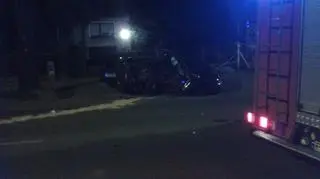 Osoby ranne w wypadku trafiły do szpitala