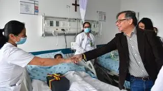 Odnalezione dzieci zostały przewiezione do szpitala w Bogocie. Odwiedził je prezydent Gustavo Petro